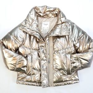 GOLD PUFFER JACKET